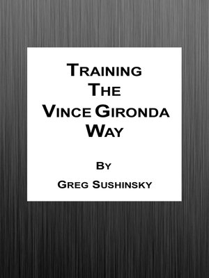 cover image of Training the Vince Gironda Way